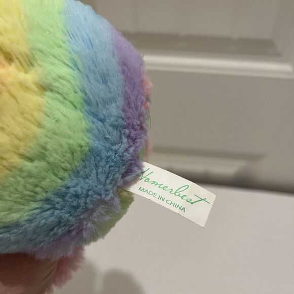 Homerbest Easter Rainbow Bunny Rabbit Plush Multicolor 11" Stuffed Animal - Picture 7 of 7